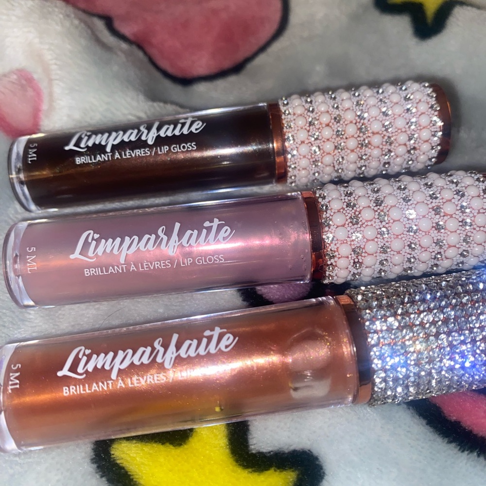 Brand new Limparfaite Lip Gloss Trio - sugar cookie, dulce de leche and churros